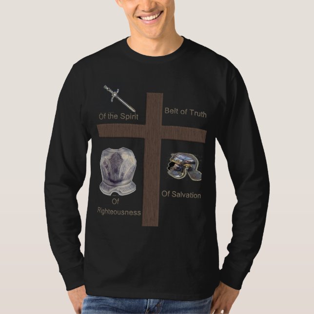 T-shirt plein armure de Dieu (Devant)