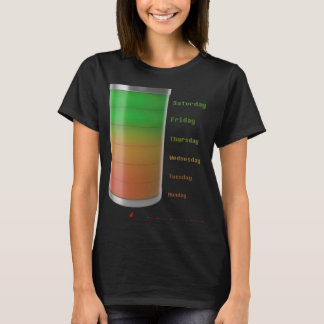 T-shirt Plein de batterie charger votre rappel quotidien m