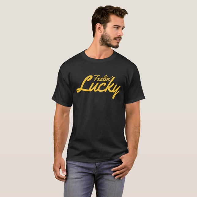 T-shirt plein de chance (Devant entier)