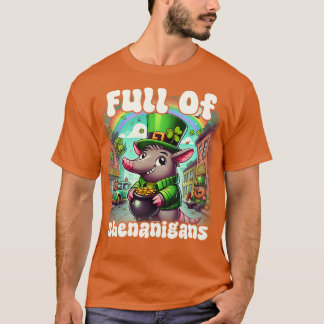 T-shirt Plein De Shenanigans Aardvark Jour de la Saint Pat
