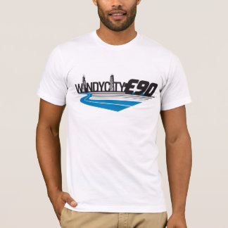 T-shirt plein logo du windycity e90 - chemise légère -