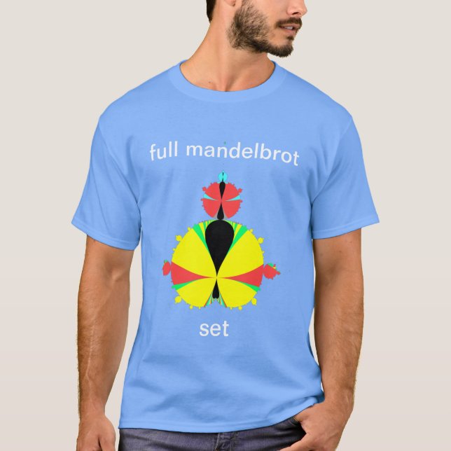 T-shirt plein mandelbrot set pop art (Devant)