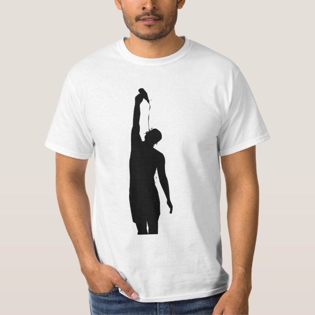 T-shirt Pleine chemise de base de logo d'extension (Devant)