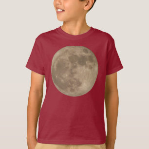 T-shirt Pleine lune de chemise lune pour enfant Sweatshirt