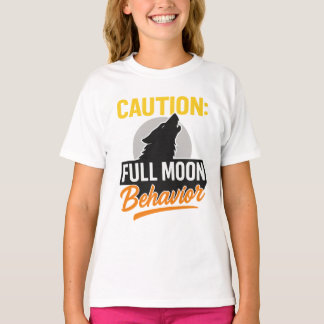 T-shirt Pleine lune de prudence Chemise - Drôle Werewolf