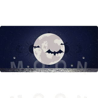 T-shirt "Pleine lune et chauves-souris" - Oeuvre céleste d