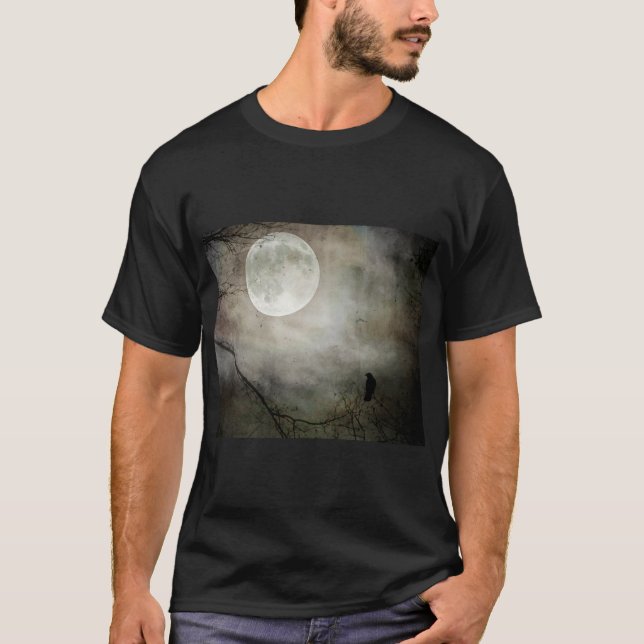T-shirt Pleine lune Grunge (Devant)