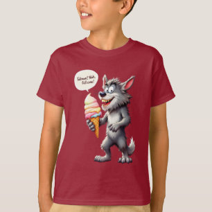 T-shirt Pleine lune ? Non, le cône plein ! Loup-garou à la