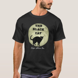 T-shirt Pleine lune Raven Edgar Allan Poe Citation De La C