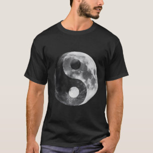 T-shirt Pleine lune Ying Yang Full Luna Yin Yang Moon Zen 