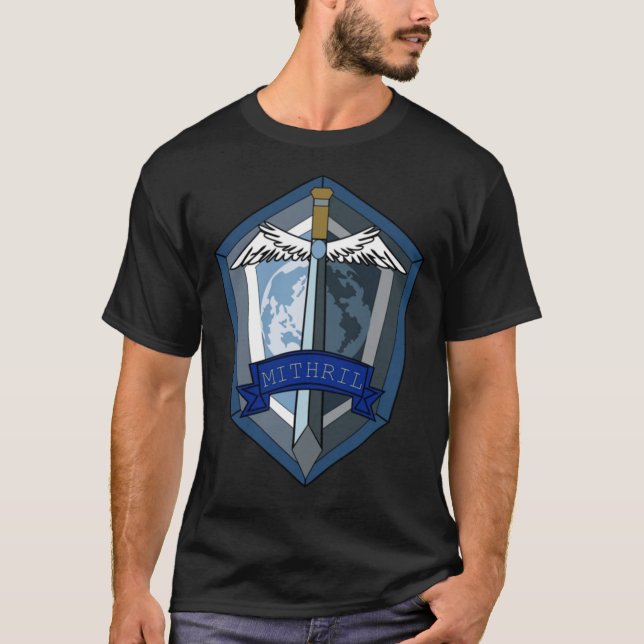 T-shirt Pleine panique en métal ! - Mithril Emblem Classic (Devant)