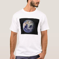 Pleine Terre montrant l'Europe et l'Asie