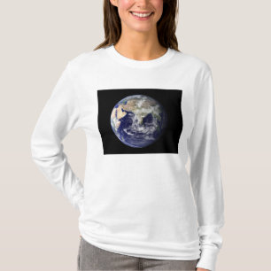 T-shirt Pleine Terre montrant l'Europe et l'Asie