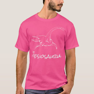 T-shirt Plesiosaurus croquis Cool animal préhistorique Din