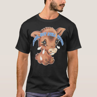 T-shirt Pleurant Mais Essayant Toujours