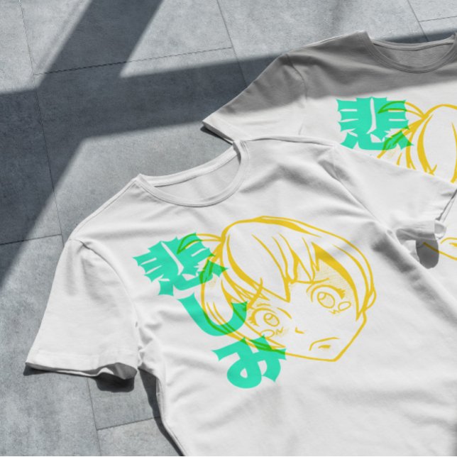 T-shirt Pleure d'une fille d'Anime (Créateur téléchargé)