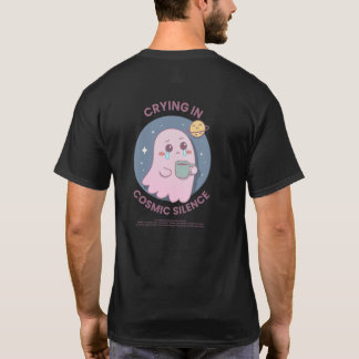 T-shirt Pleurer dans le silence cosmique – Joli fantôme ex