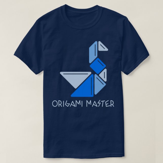 T-shirt Pliage de papier de grue principale Origami (Design devant)