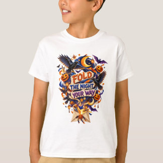 T-shirt Pliez la Nuit à Votre Manière Origami