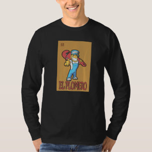 T-shirt Plomber Espagnol Pour Les Jeux De Cartes De Loteri