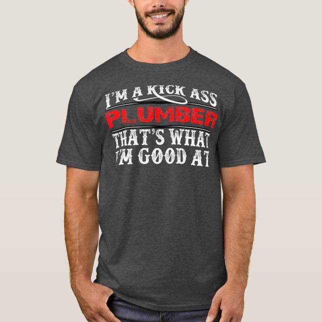 T-shirt Plomber Funny Plumbing Cadeau (Devant)