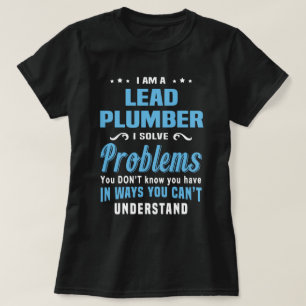 T-shirt Plomber plomb