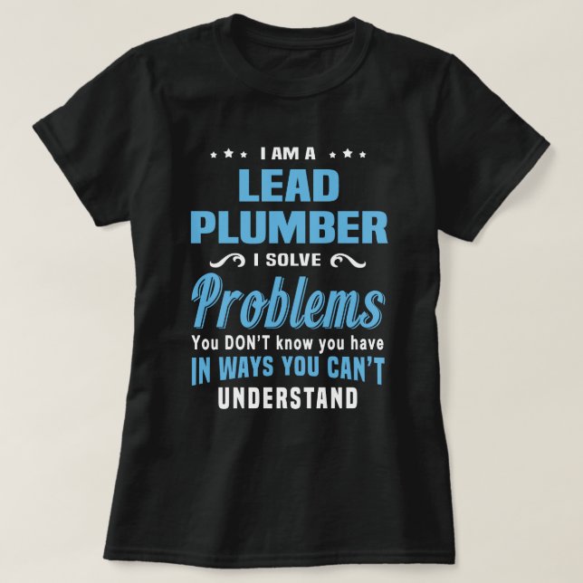 T-shirt Plomber plomb (Design devant)
