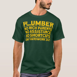T-shirt Plomberie Plomber Vintage Plomber seulement Travai