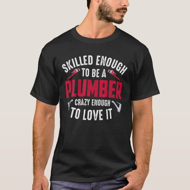 T-shirt plombier (Devant)