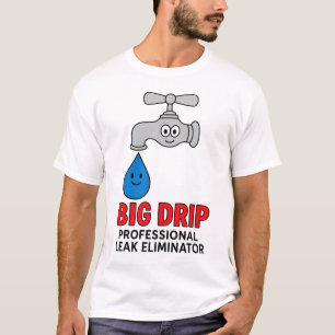 T-shirt Plombier de Réparation de Fuites