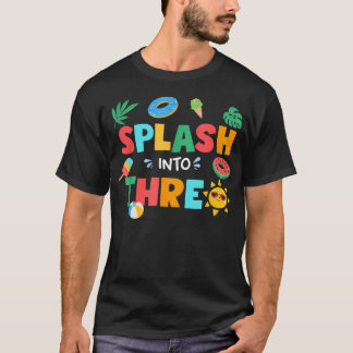 T-shirt Plonge dans l'anniversaire des trois étés 3e anniv