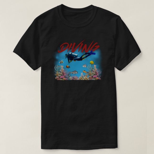 T-shirt plongée (Design devant)