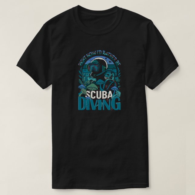 T-shirt plongée (Design devant)