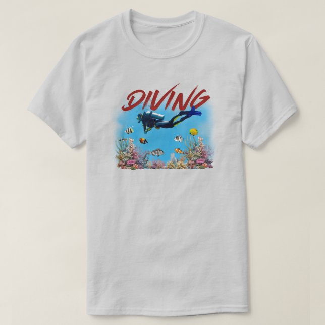 T-shirt plongée (Design devant)