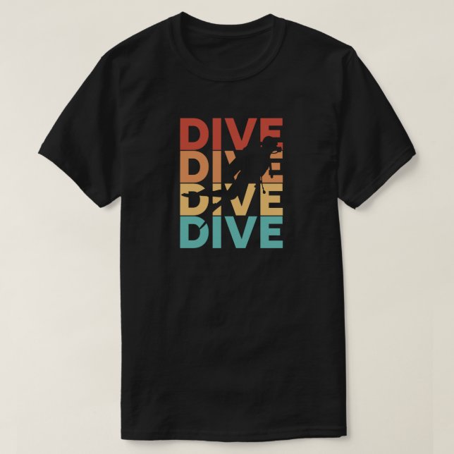 T-shirt plongée (Design devant)
