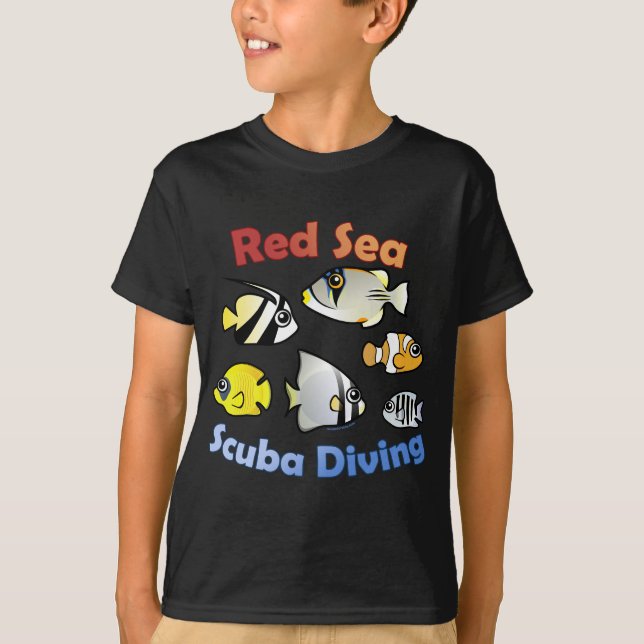 T-shirt Plongée à l'air de la Mer Rouge (Devant)
