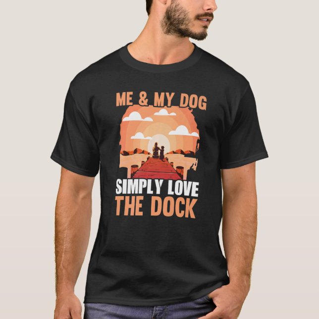 T-shirt Plongée à quai Aimer le quai (Devant)