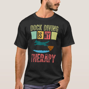 T-shirt Plongée à quai Bassin de plongée de chien Entraîne