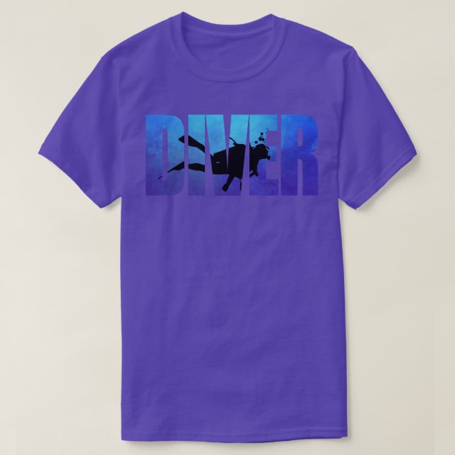 T-shirt PLONGÉE Aimer Plongée Plongée sous-marine Plongée  (Design devant)