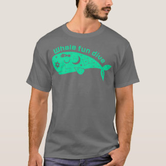 T-shirt Plongée amusante pour baleines No8