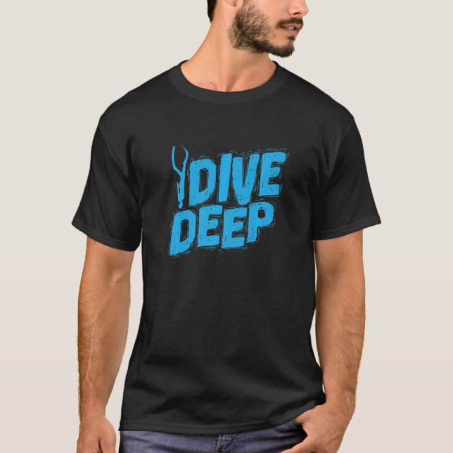 T-shirt Plongée Apnoea Deep (Devant)