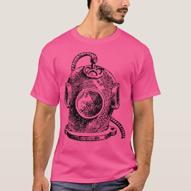 T-shirt Plongée avec casque (Devant)