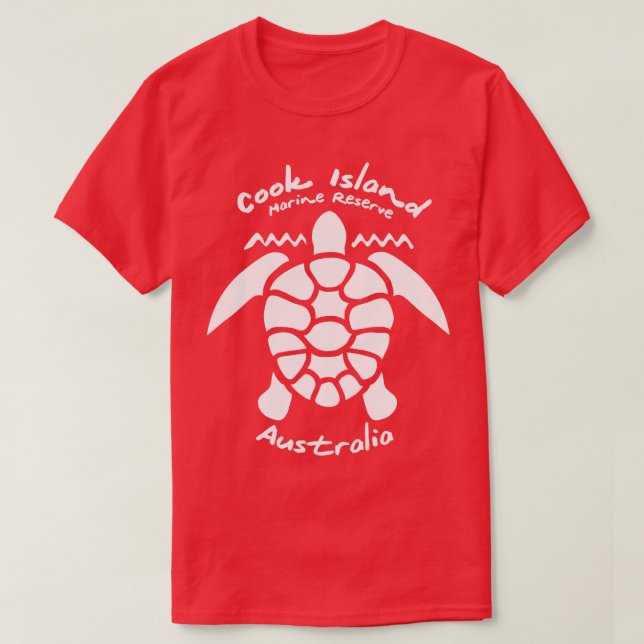 T-shirt Plongée avec la tortue de mer Réserve marine de l' (Design devant)