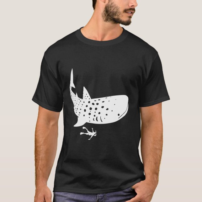 T-shirt Plongée avec requins baleines requin baleine requi (Devant)