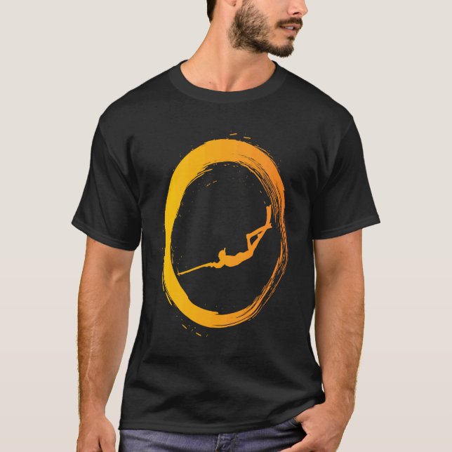T-shirt Plongée avec tuba pêche au hareng (Devant)