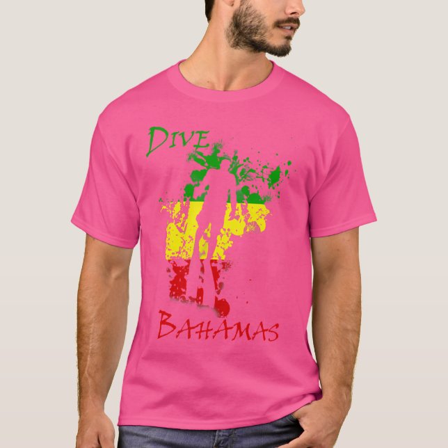 T-shirt Plongée Bahamas Vacation Plongée (Devant)