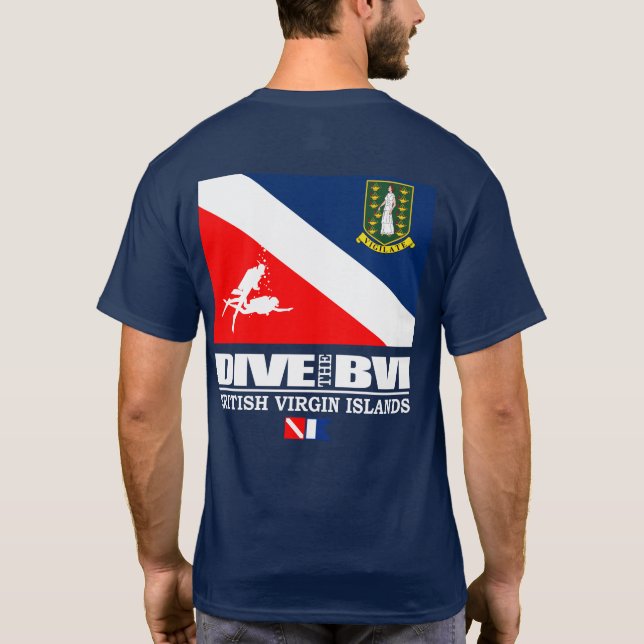 T-shirt Plongée BVI (sq) (Dos)