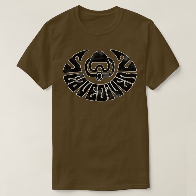 T-shirt Plongée Cave Plongée Plongée Secourir Plongée Lign (Design devant)