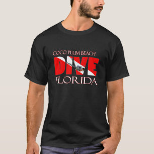 T-shirt Plongée Coco Plum Beach Floride Plongée en scaphan