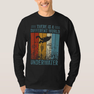 T-shirt Plongée cool Sous-Marine Dans Un Style Très Vintag